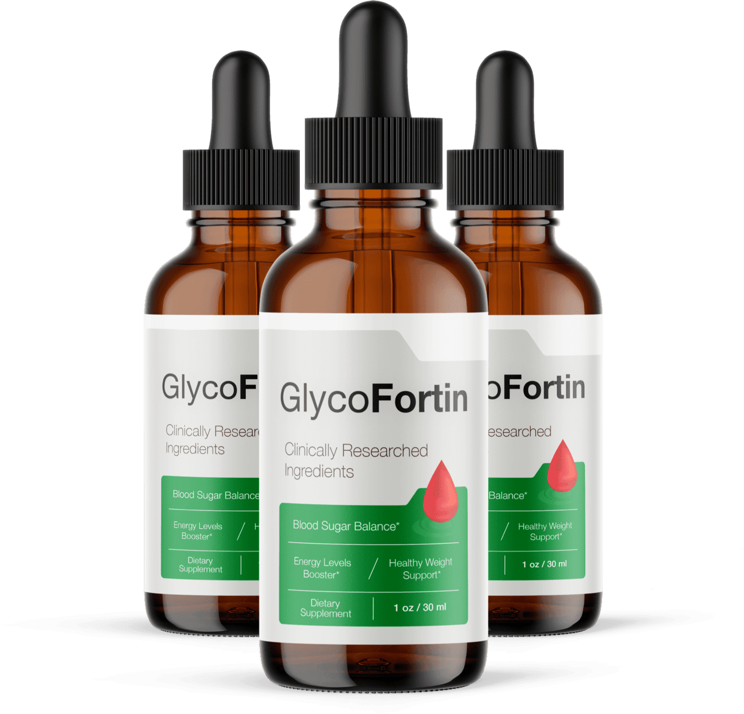 Glyco Health Drops 3 bottles